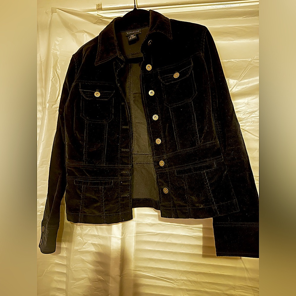 Rafaella black corduroy jacket